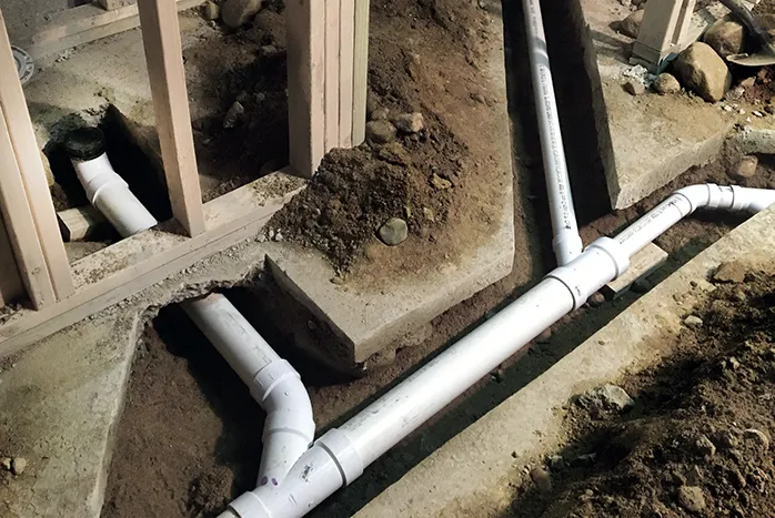 Basement plumbing