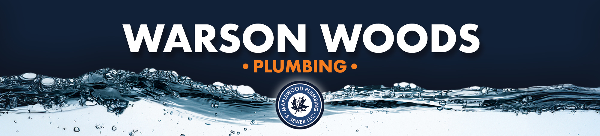 Warson Woods Plumbing with the Maplewood Plumbing logo