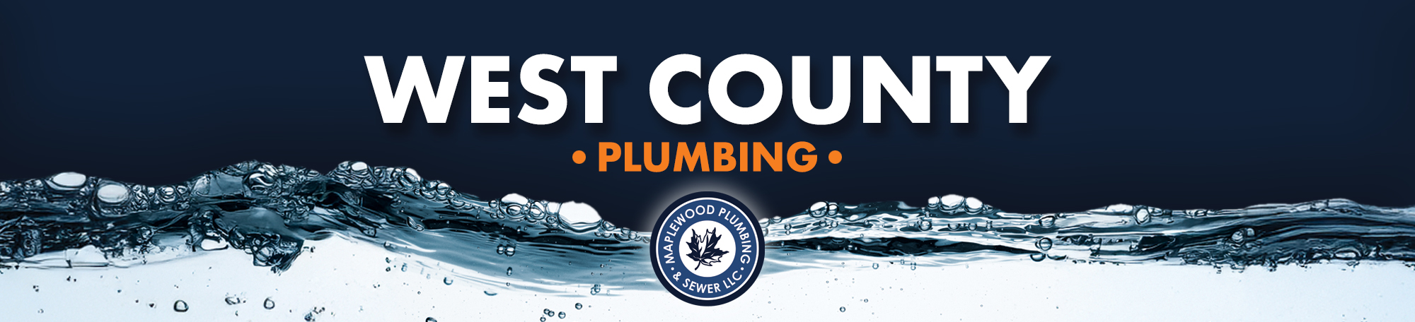 West County Plumbing with the Maplewood Plumbing logo